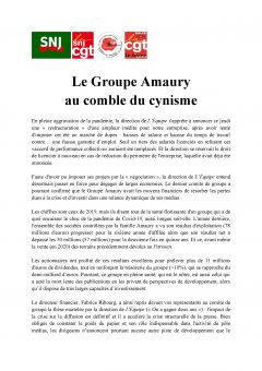 Presse : le Groupe Amaury au comble du cynisme