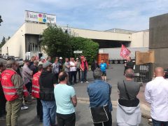 Grève à l’imprimerie La Galiote Prenant (labeur)